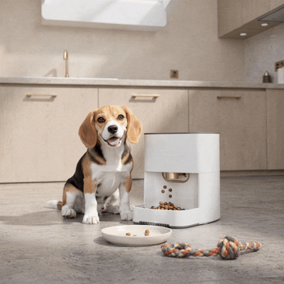 Modern pet bowls and interactive cat and dog toys - Dine and Play collection by LOLO'S SHOP