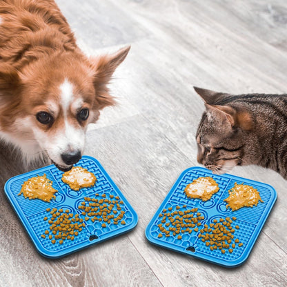 Lick Mat for Dogs – Slow Feeder & Bath Distraction Silicone Pad