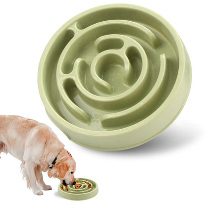 Slow Feeder Dog Bowl – Anti-Gulping Non-Slip Dish for All Sizes