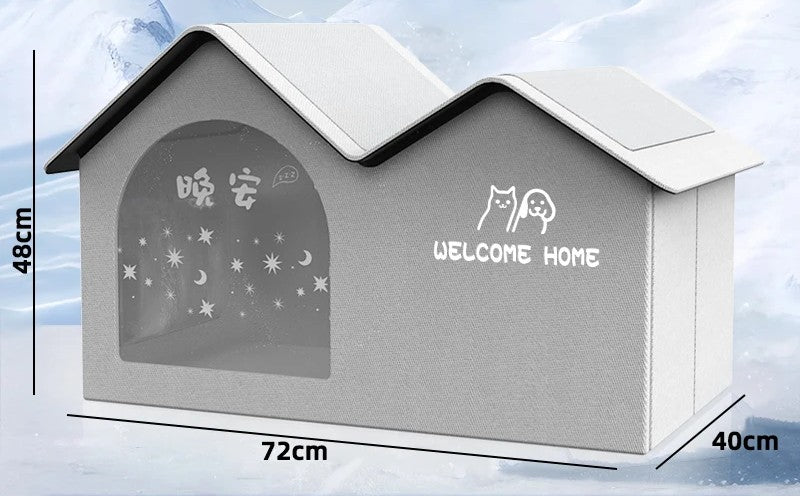 Summer Cooling Pet Cave – Ice House for Cats & Small Dogs