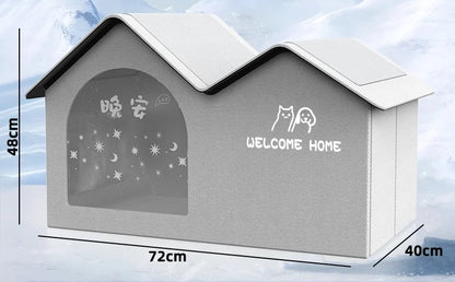 Summer Cooling Pet Cave – Ice House for Cats & Small Dogs