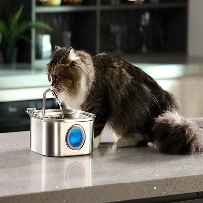 Pet Water Fountain – Quiet Auto-Circulating Dispenser for Cats & Dogs
