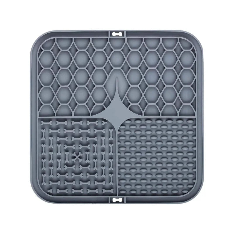 Lick Mat for Dogs – Slow Feeder & Bath Distraction Silicone Pad