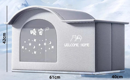 Summer Cooling Pet Cave – Ice House for Cats & Small Dogs