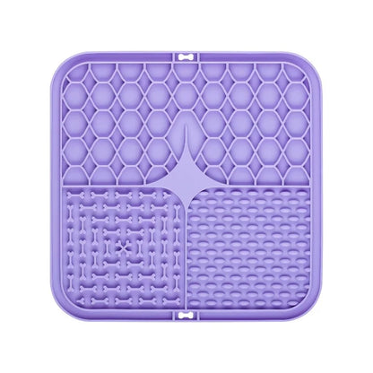 Lick Mat for Dogs – Slow Feeder & Bath Distraction Silicone Pad