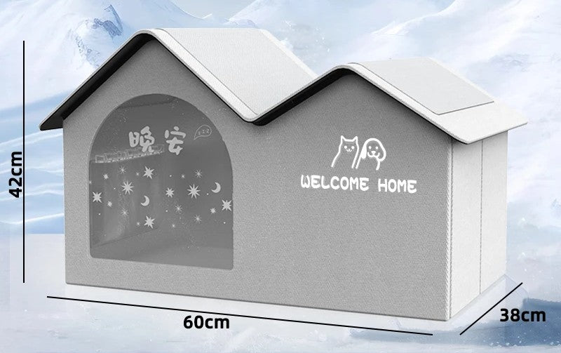 Summer Cooling Pet Cave – Ice House for Cats & Small Dogs
