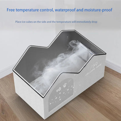 Summer Cooling Pet Cave – Ice House for Cats & Small Dogs