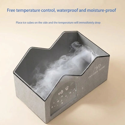 Pet Cooling Cave – Ice House for Cats & Small Dogs