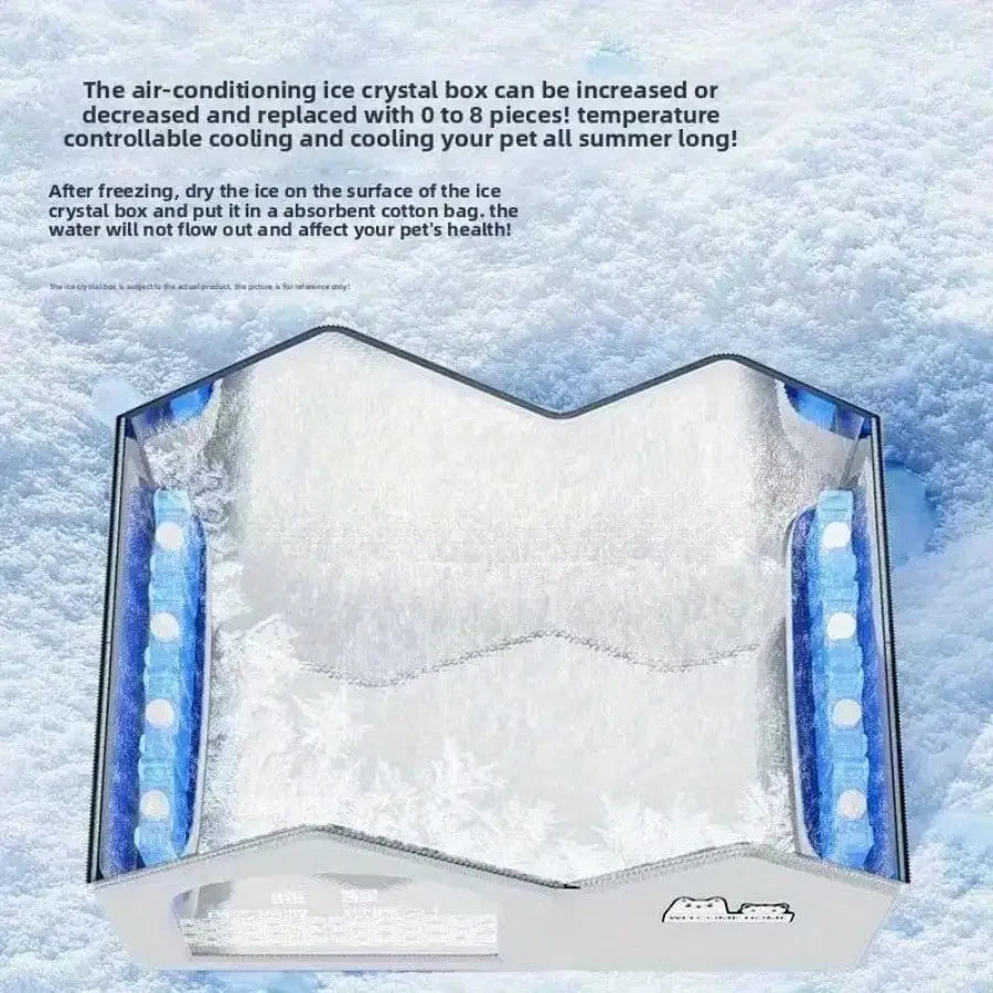 Summer Cooling Pet Cave – Ice House for Cats & Small Dogs