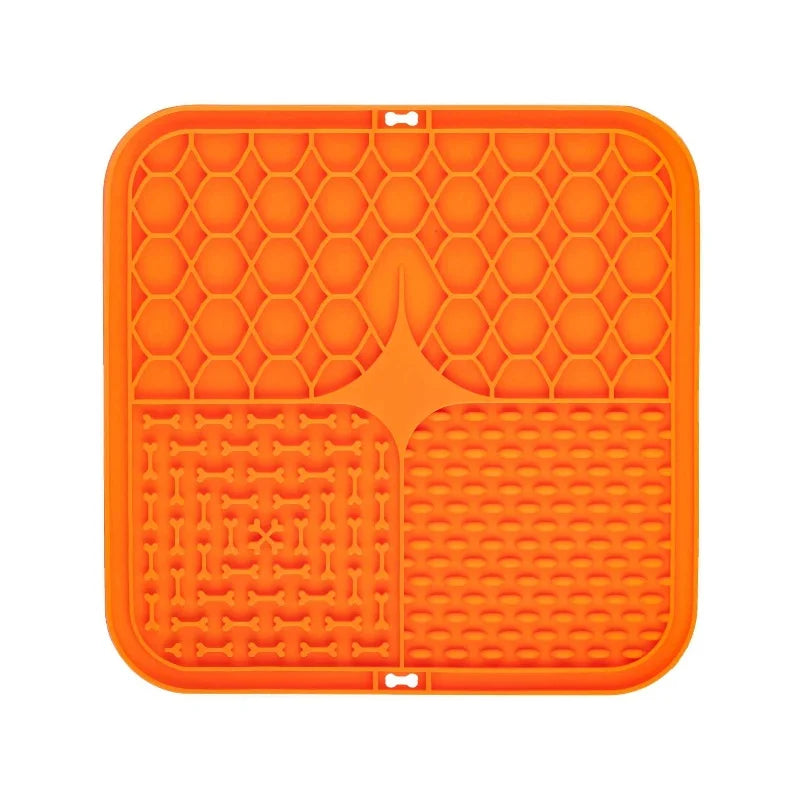 Lick Mat for Dogs – Slow Feeder & Bath Distraction Silicone Pad