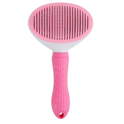 Self-Cleaning Pet Slicker Brush – Grooming Comb for Cats & Dogs