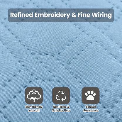 Pet Cooling Mat – Ice Silk Summer Pad for Cats & Dogs