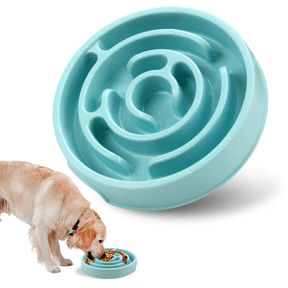 Slow Feeder Dog Bowl – Anti-Gulping Non-Slip Dish for All Sizes