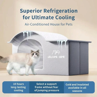 Pet Cooling Cave – Ice House for Cats & Small Dogs