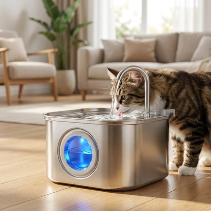 Pet Water Fountain – Quiet Auto-Circulating Dispenser for Cats & Puppies