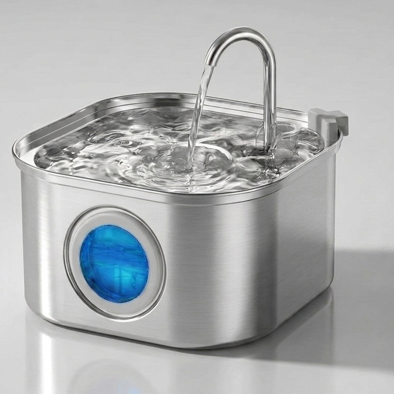 Pet Water Fountain – Quiet Auto-Circulating Dispenser for Cats & Puppies